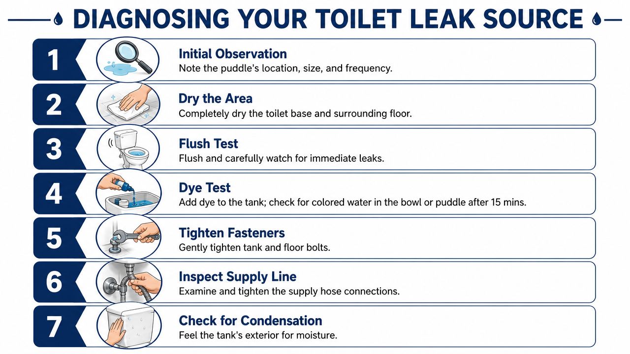 A Step-by-Step Guide to Diagnosing the Leak Source