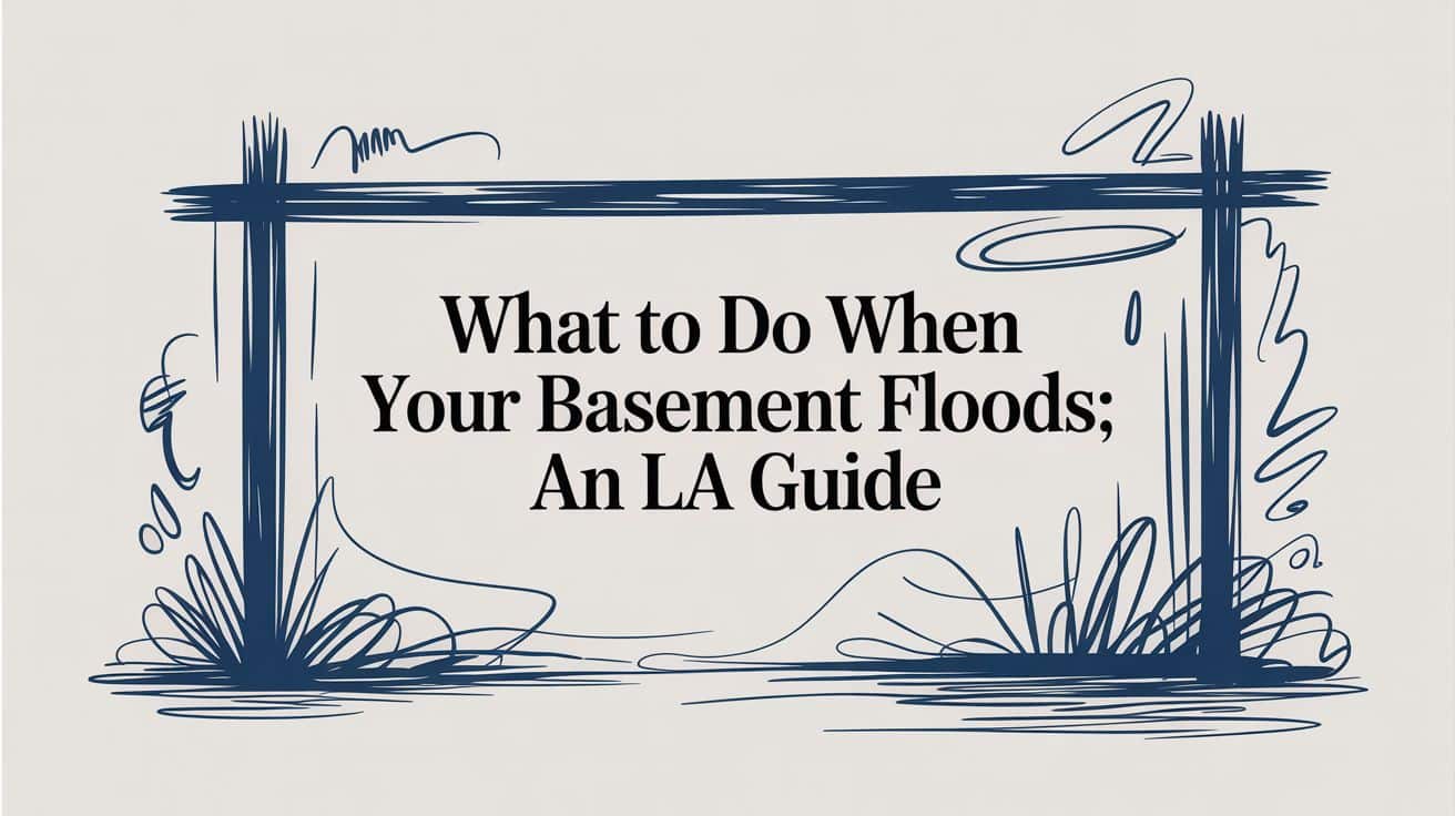What to Do When Your Basement Floods: An LA Guide