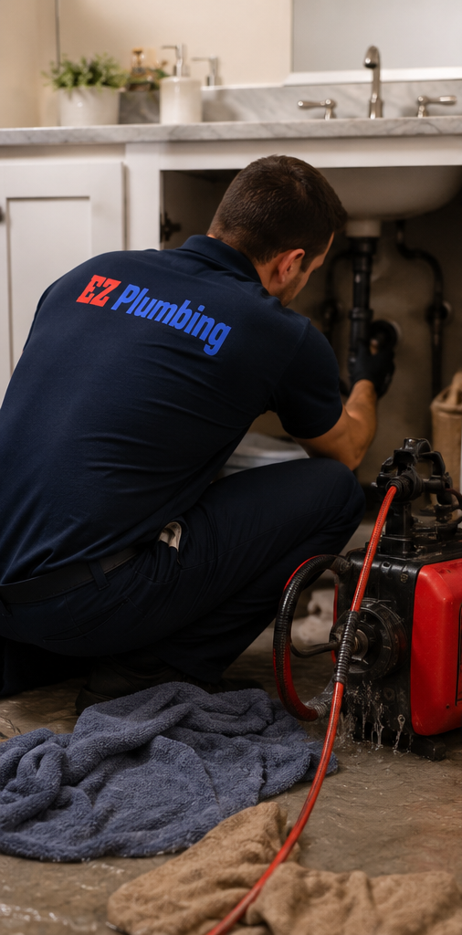 Sink backup and drain service