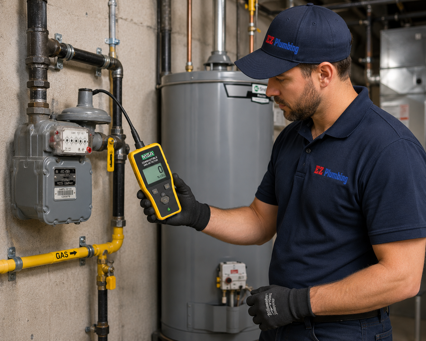 Gas leak detection