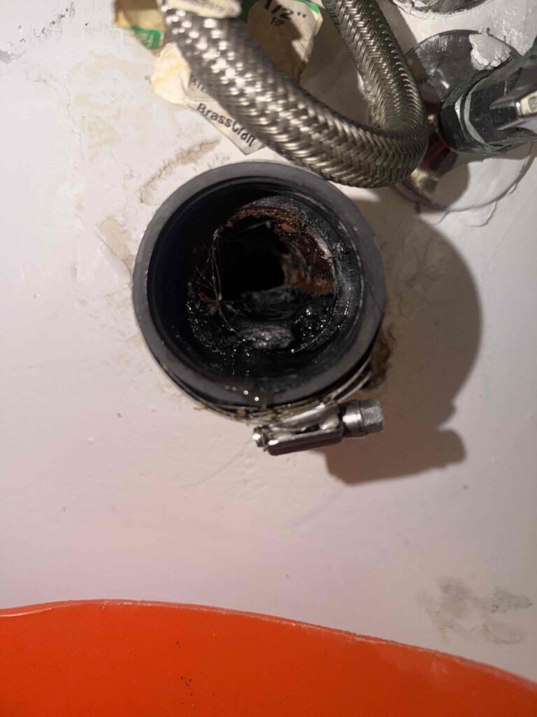 Clogged Drain in Canoga Park — before