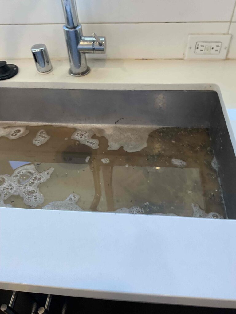 Clogged Drain in Culver City — detail 2