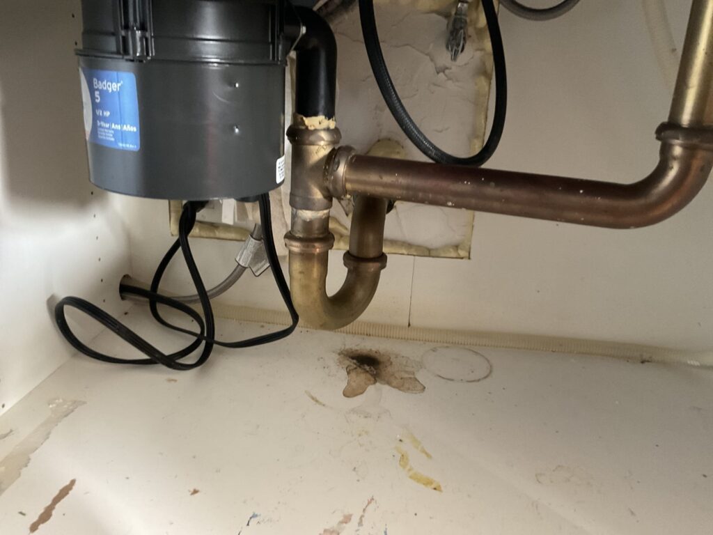 Clogged Drain in Highland Park — before