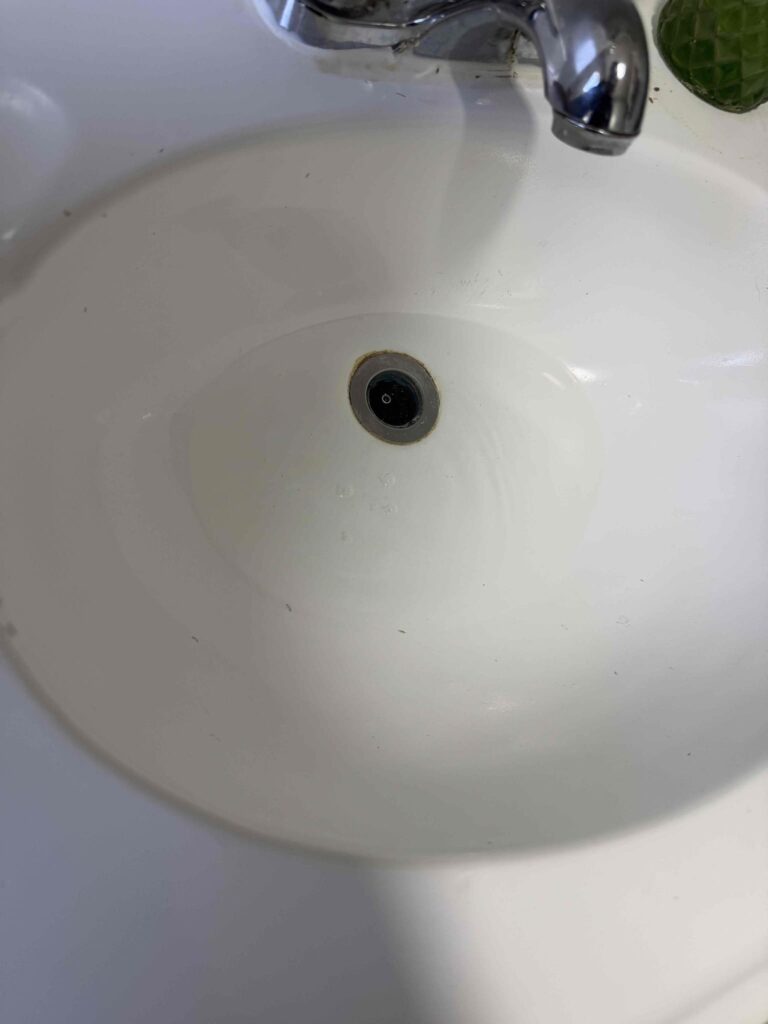 Clogged Drain in Long Beach — before