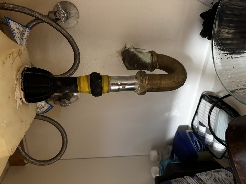 Leaky Faucet in Los Angeles — before