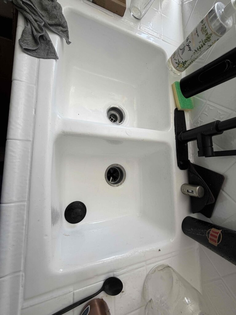 Clogged Drain in Marina del Rey — before