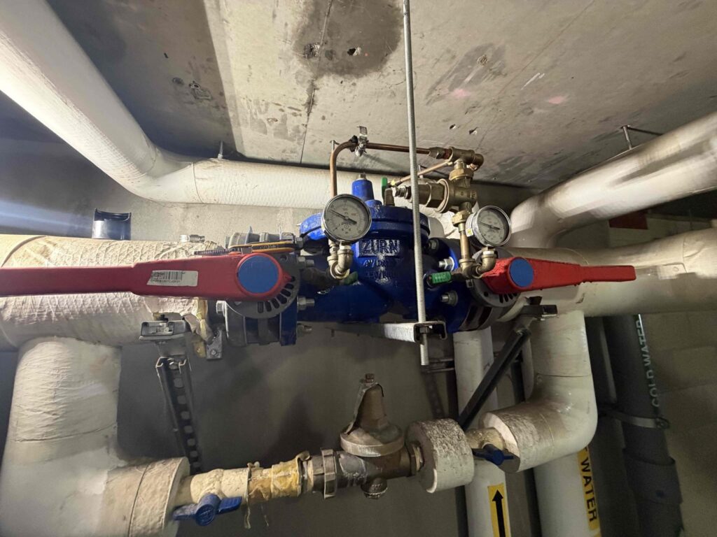 Pipe Leak in Reseda — before