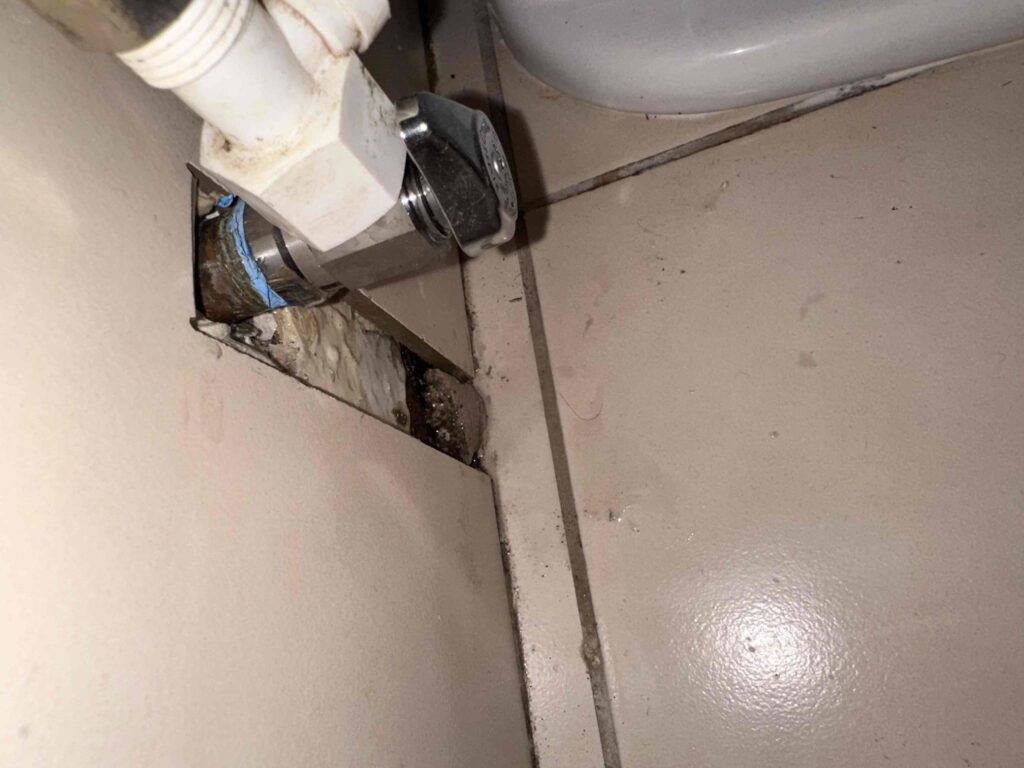 Pipe Leak in Santa Monica — before