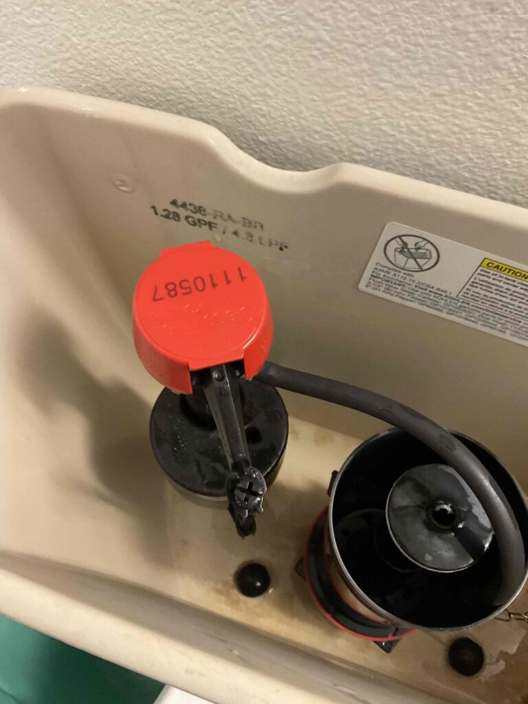 Clogged Toilet in Sun Valley — detail 2