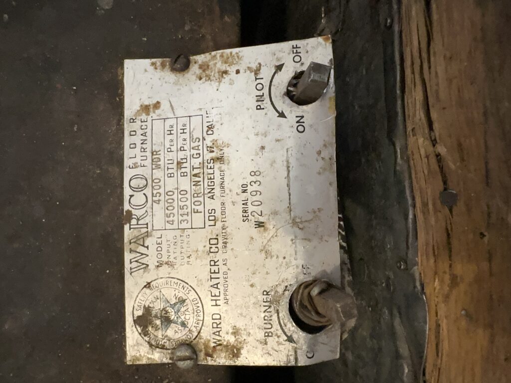 Boiler  in Tujunga — before