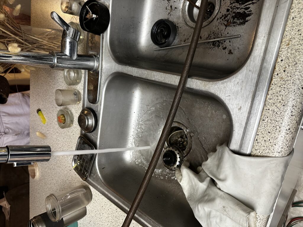 Clogged Drain in West Hollywood — before