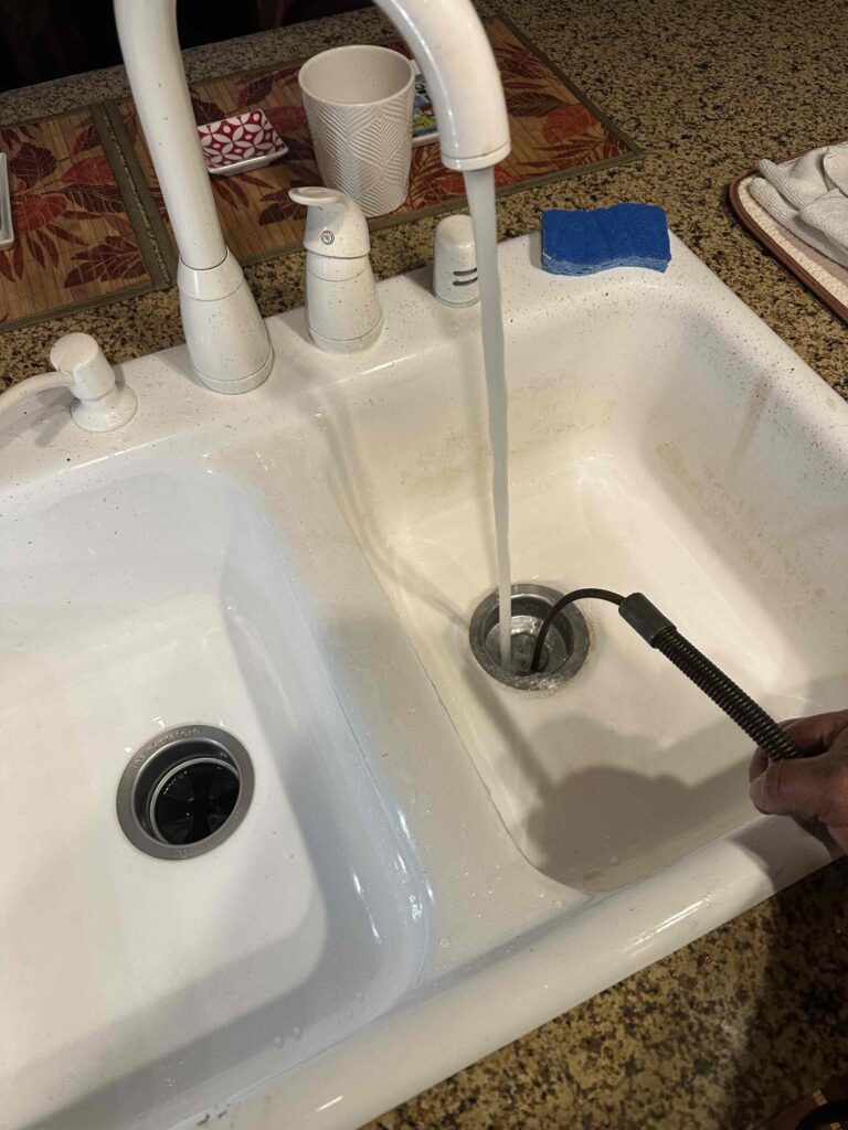 Clogged Drain in West Hollywood — before