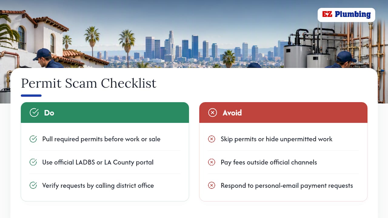 What Are the Risks of Skipping a Permit or Falling for a Scam? — overview diagram